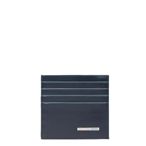 Piquadro Portacarte Blue square Blu