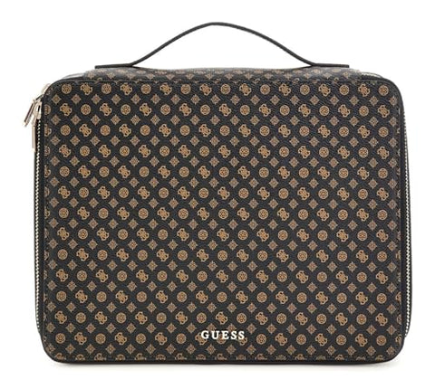 Guess Beauty Case Mocha Logo Multi Large