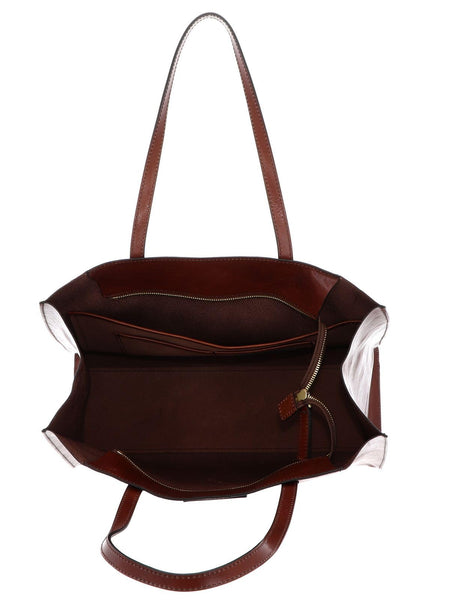 The Bridge Mirra Shopper Orizzontale Cuoio (con zip)