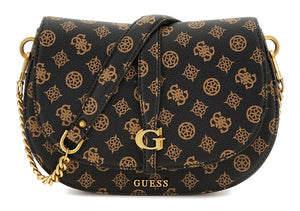 Guess Borsa a spalla Kuba Mocha Logo