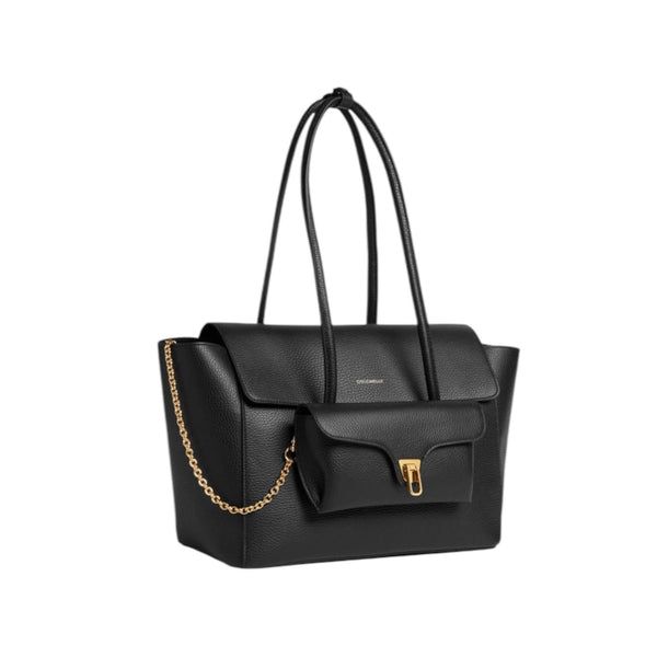 Coccinelle_Borsa_Double_Beat_Nero_Laterale_Coccinelle_Siena