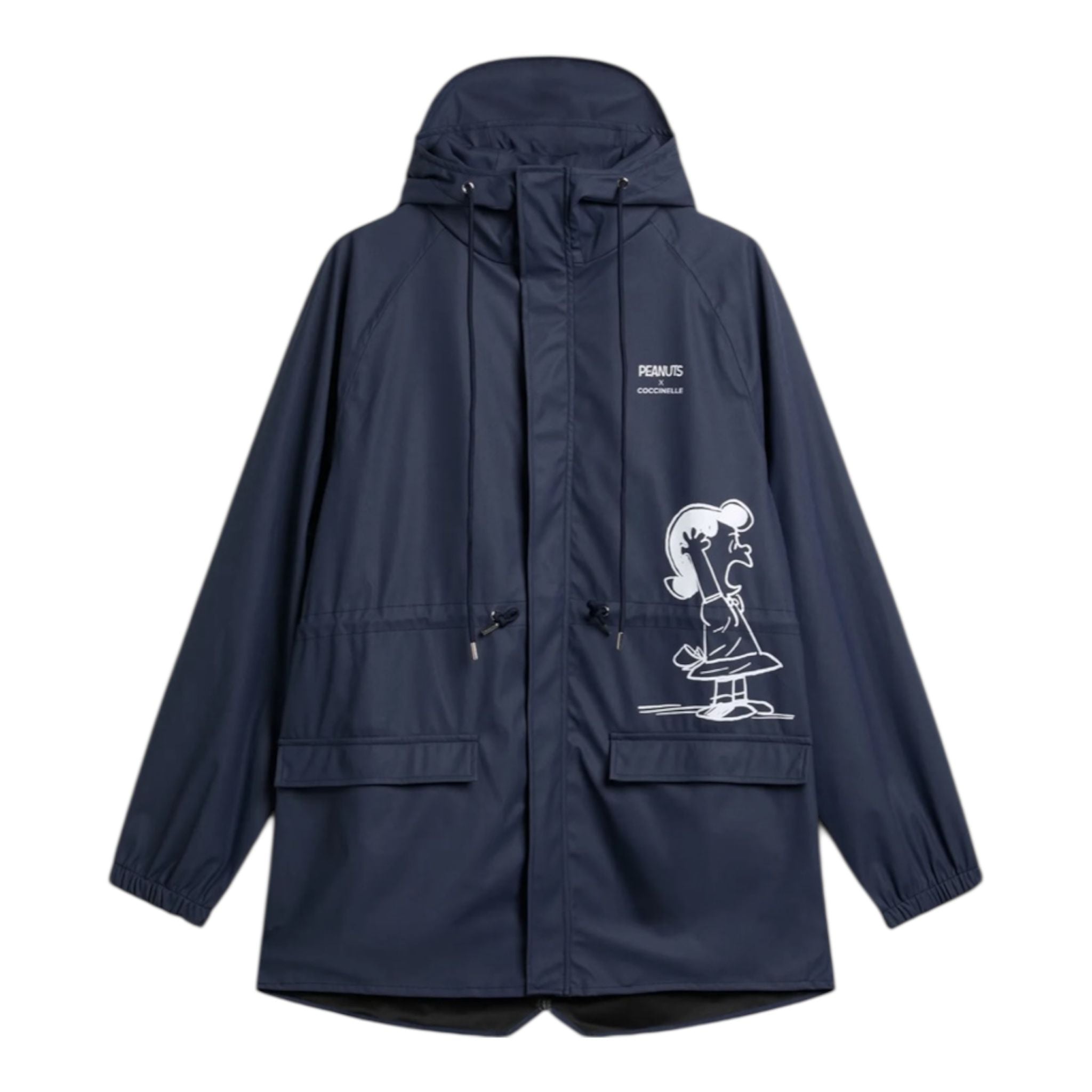 Coccinelle_Impermeabile_Linea_Peanuts_Midnight_Blue_Coccinelle_Siena