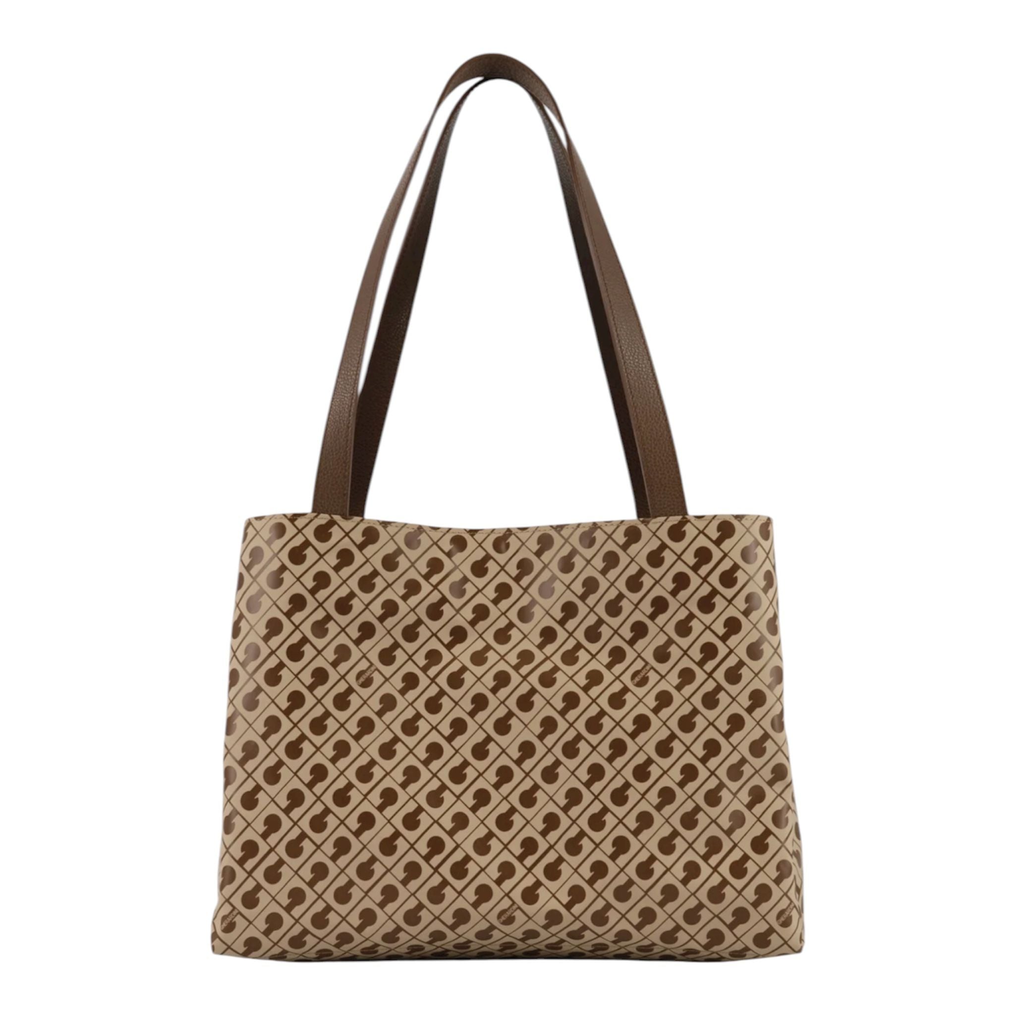 Gherardini Borsa Top Handle Medium Softy Tabacco Burro Frontale Gherardini Siena   