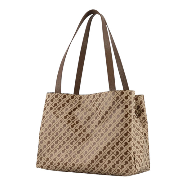 Gherardini Borsa Top Handle Medium Softy Tabacco Burro Laterale Gherardini Siena   