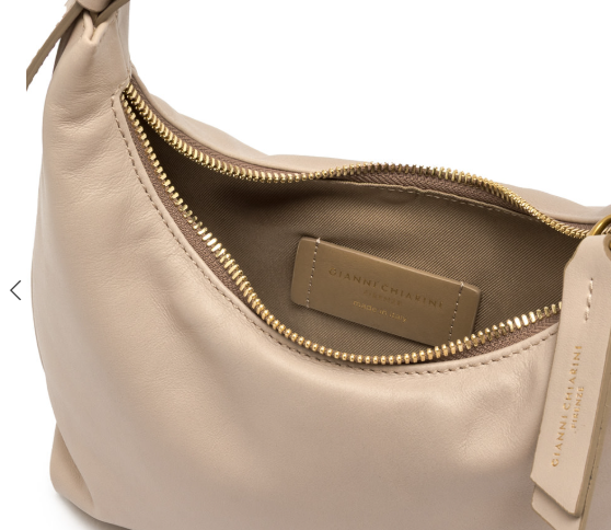 Gianni_Chiarini_Borsa_Hobo_Ella_Small_Pelletteria_Falchini_Siena_Codice_Sconto_Pelle_Pink_Salt_Apertura