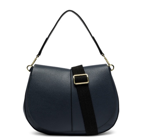 Gianni_Chiarini_Helena_Round_Large_Pelletteria_Falchini_Siena_Codice_Sconto_Pelle_Navy_Frontale