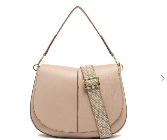 Gianni_Chiarini_Helena_Round_Large_Pelletteria_Falchini_Siena_Codice_Sconto_Pelle_Pink_Salad_Frontale