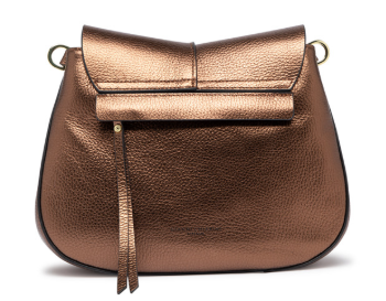 Gianni Chiarini Helena Round Medium Metalizzato Toasted in pelle posteriore
