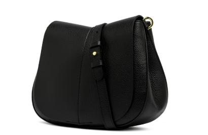 Gianni_Chiarini_Helena_Round_Medium_Pelletteria_Falchini_Siena_Codice_Sconto_Pelle_Nero_Laterale