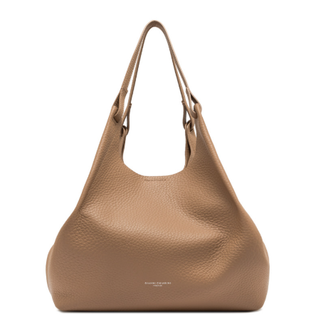 Gianni_Chiarini_Tracolla_Dua_Large_Pelletteria_Falchini_Siena_Codice_Sconto_Pelle_Clay_Frontale