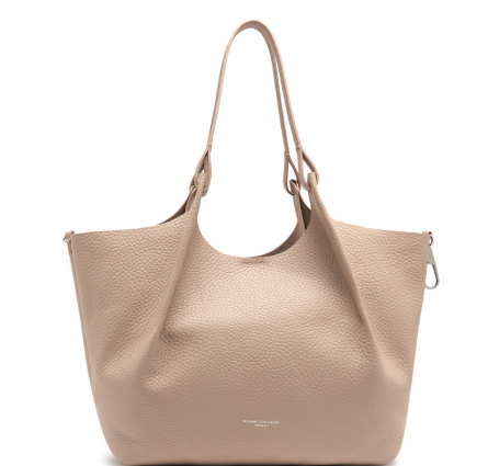 Gianni_Chiarini_Tracolla_Dua_Large_Pelletteria_Falchini_Siena_Codice_Sconto_Pelle_Pink_Salt_Aperta