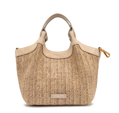 Gianni_Chiarini_Tracolla_Dua_Paglia_Intrecciata_Medium_Gianni_Chiarini_Tracolla_Dua_Paglia_Intrecciata_Medium_Sabbia_Aperta_Frontale