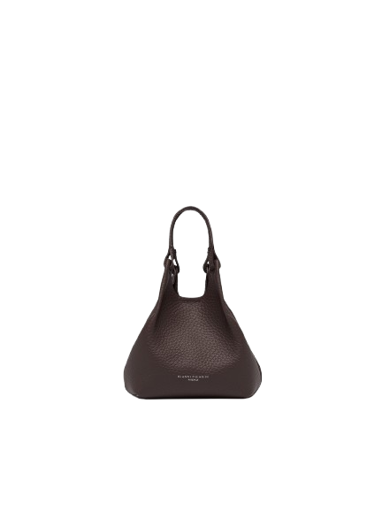 Gianni_Chiarini_Tracolla_Dua_Small_Cuoio_Espresso_Frontale_Gianni_Chiarini_Siena