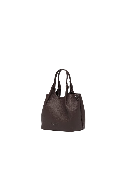 Gianni_Chiarini_Tracolla_Dua_Small_Cuoio_Espresso_Laterale_Gianni_Chiarini_Siena