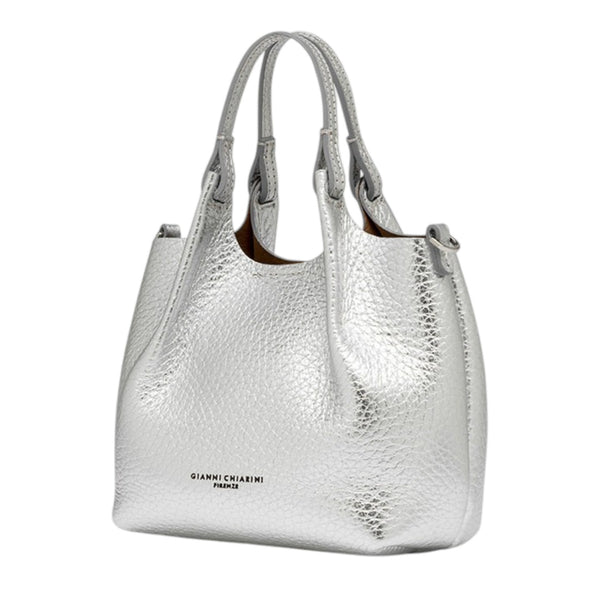 Gianni_Chiarini_Tracolla_Dua_Small_Pelletteria_Falchini_Siena_Codice_Sconto_Pelle_Silver_Clay_Laterale