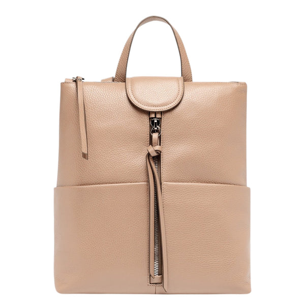 Gianni Chiarini Zaino Giada frontale di pelle pink salt