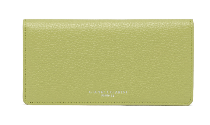 Gianni Chiarini Portafoglio Essential Donna Wallet Grain Verde Acerbo