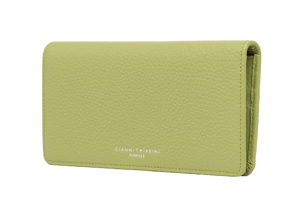 Gianni Chiarini Portafoglio Essential Donna Wallet Grain Verde Acerbo