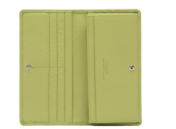 Gianni Chiarini Portafoglio Essential Donna Wallet Grain Verde Acerbo