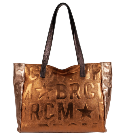 MBRC T263 Borsa Shopping Macro Met Multi Bronzo