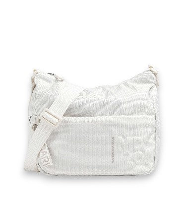 Mandarina_Duck_Borsa_Hobo_MD20_Small_New_Collection_Pelletteria_Falchini_Siena_Latte_Frontale