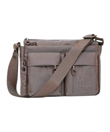 Mandarina_Duck_MD_2_0_Tracolla_Crossover_Medium_Mandarina_Duck_Siena_Editions_Negozi_Haiku_Taupe_Frontale