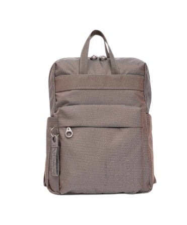 Mandarina_Duck_Zaino_13"_MD20_New_Collection_Pelletteria_Falchini_Siena_Taupe_Frontale