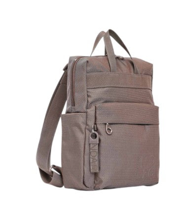 Mandarina_Duck_Zaino_13"_MD20_New_Collection_Pelletteria_Falchini_Siena_Taupe_Laterale