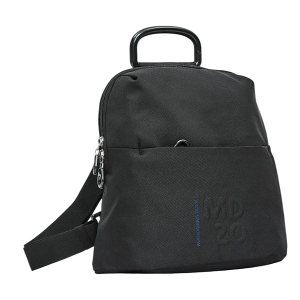 Mandarina_Duck_Zaino_Compatto_MD20_Small_Mandarina_Duck_Siena_Editions_Negozi_Haiku_Nero_Laterale