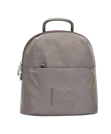 Mandarina_Duck_Zaino_Compatto_MD20_Small_Mandarina_Duck_Siena_Editions_Negozi_Haiku_Taupe_Frontale