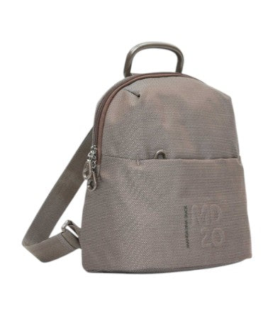 Mandarina_Duck_Zaino_Compatto_MD20_Small_Mandarina_Duck_Siena_Editions_Negozi_Haiku_Taupe_Laterale