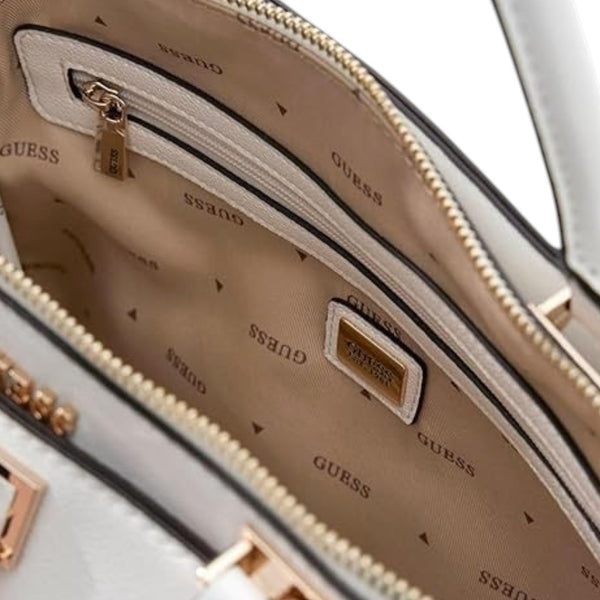 Guess Borsa a mano Bianca Large