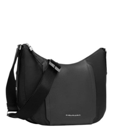 Piquadro_Borsa_a_Tracolla_Lyra_Circle_Pelle_Tessuto_Catalogo_Siena_Falchini_Nero_Laterale