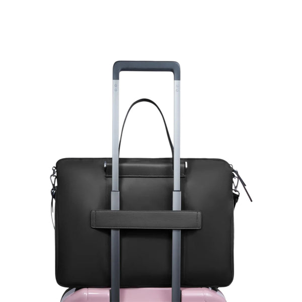 Piquadro Cartella Circle Porta Pc 15.6" borsa nero aggancio trolley Piquadro Siena 