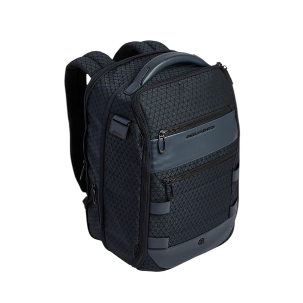 Piquadro_Zaino_da_viaggio_Hexagon_14_Blu_Espansione_Piquadro_Siena