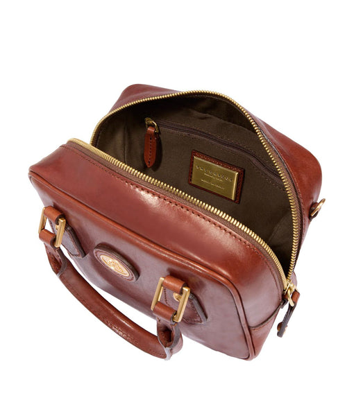 The Bridge Bauletto Mini Story Cuoio interno, the bridge pelletteria, negozio di borse Siena 