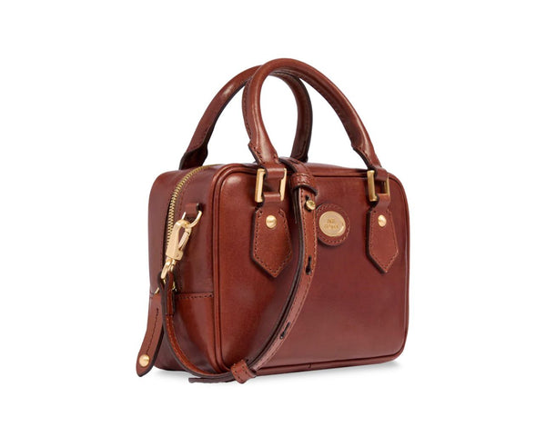 The Bridge Bauletto Mini Story Cuoio laterale, the bridge pelletteria, negozio di borse Siena 