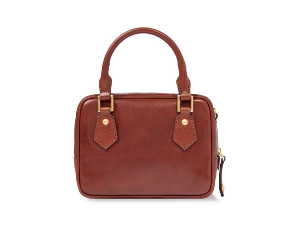 The Bridge Bauletto Mini Story Cuoio posteriore, the bridge pelletteria, negozio di borse Siena 