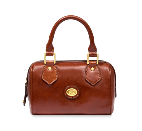 The Bridge Bauletto Story Small Cuoio Siena The Bridge