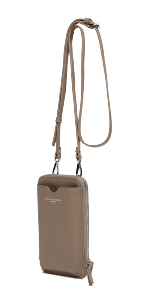 Gianni Chiarini Portafoglio con Tracolla Donna Wallet Grain Dove