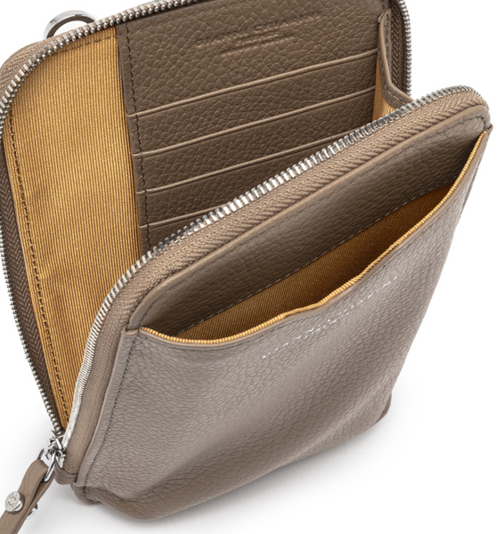 Gianni Chiarini Portafoglio con Tracolla Donna Wallet Grain Dove