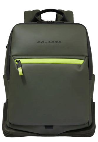 Piquadro Zaino Linea Corner 2.0 Verde 14"