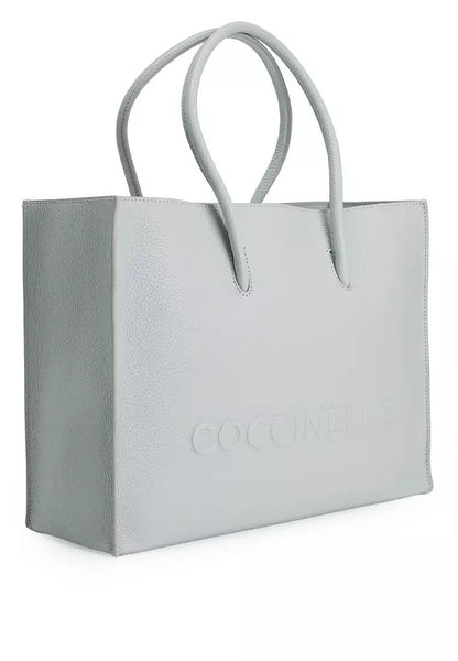 Coccinelle Tote Myrtha Maxi Logo A/I 2025 Snow