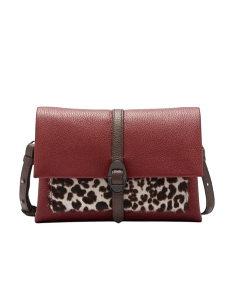 Coccinelle Tracolla Dorian Multimaterial Pony Animalier Small