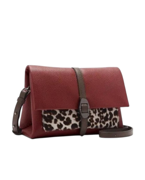 Coccinelle Tracolla Dorian Multimaterial Pony Animalier Small