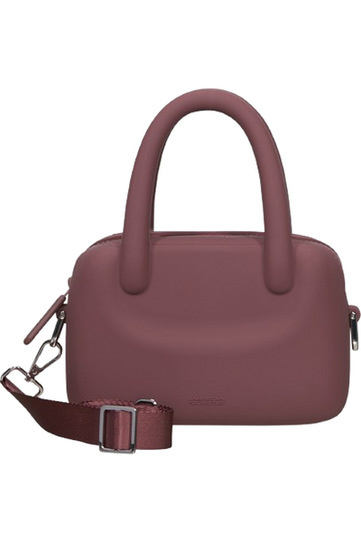 american_tourister_mini_bag_jellypop_silicone_falchini_siena_galactic_muave_frontale