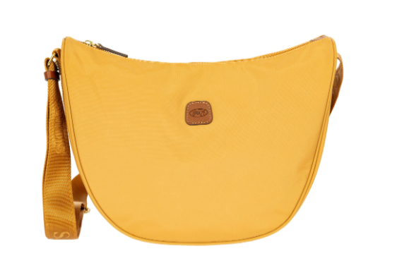 brics_x_collection_tracolla_mezzaluna_medium_nylon_pelle_crossbody_travel_bag_2026_falchini_siena_miele_frontale