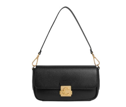 coccinelle_borsa_a_spalla_c_me_lock_pelle_pelle_grana_falchini_siena_nero_frontale