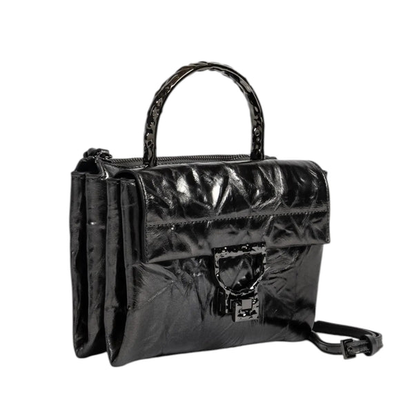 coccinelle_borsa_a_tracolla_arlettis_droplet_limited_edition_falchini_siena_gun_metal_laterale