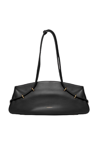 coccinelle_borsa_baguette_lizzie_large_pelle_liscia_falchini_siena_nero_frontale